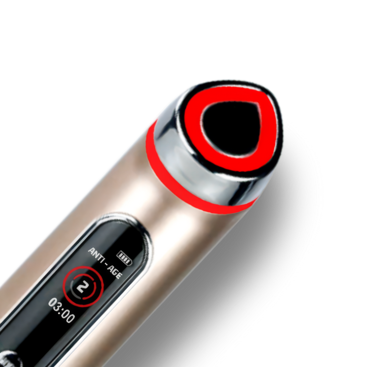 Veloura Booster Pro in ANTI-AGE Mode